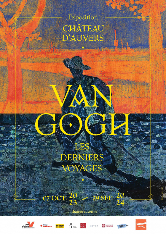 Affiche de l'exposition « Van Gogh, les derniers voyages »