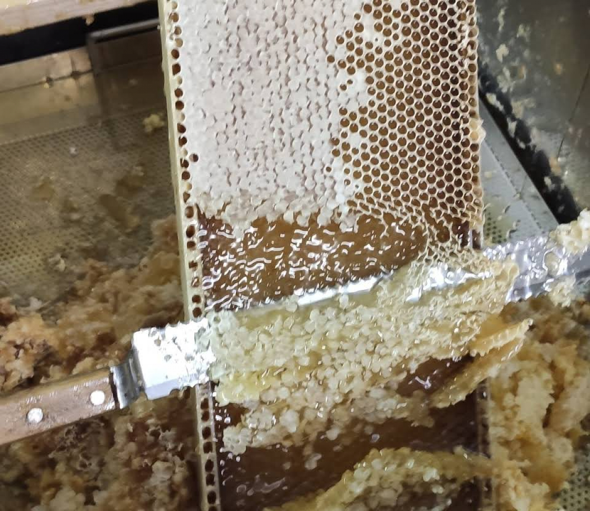 Récupération de miel